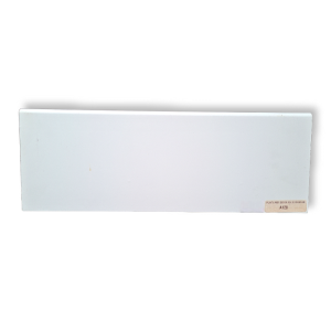 Plinta alba din MDF, decor folio premium, 2,5m, A120