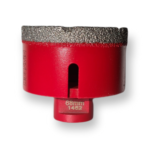 Carota diamantata pentru gresie si faianta, granit, marmura, 68mm, CRTG68, Diatech