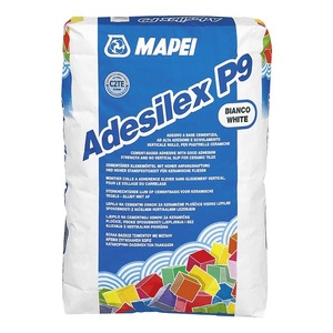 Adeziv flexibil pentru gresie si faianta Mapei Adesilex P9, interior / exterior, alb, 25 kg