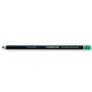Creion industrial permanent STAEDTLER Lumocolor Glasochrom, Verde