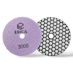 Pad/Discheta diamantata pentru slefuire, lustruire uscata pentru granit, marmura, piatra, ceramica, 3000, Erica ceramica