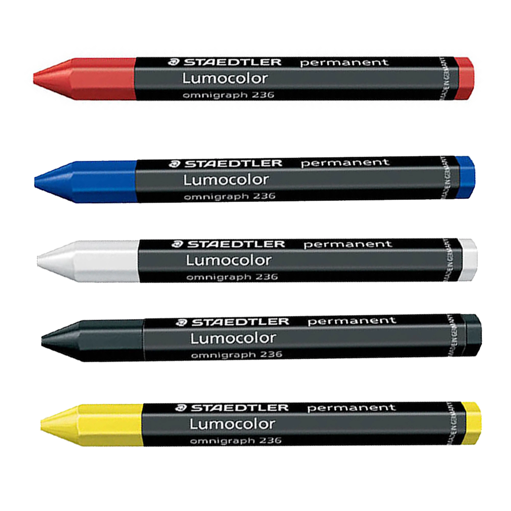 Creion industrial permanent STAEDTLER Lumocolor Omnigraph 236, Rosu - imagine 2