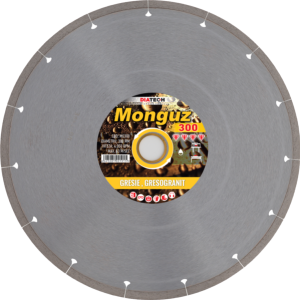 Disc diamantat pentru taiat gresie, gresogranit, Monguz, 300, Diatech