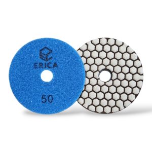 Pad/Discheta diamantata pentru slefuire, lustruire uscata pentru granit, marmura, piatra, ceramica, 50, Erica ceramica