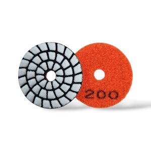 Pad/Discheta diamantata pentru slefuire, lustruire uscata pentru granit, marmura, piatra, ceramica, gr.200, 50mm