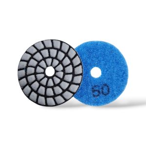 Pad/Discheta diamantata pentru slefuire, lustruire uscata pentru granit, marmura, piatra, ceramica, gr.50, 50mm
